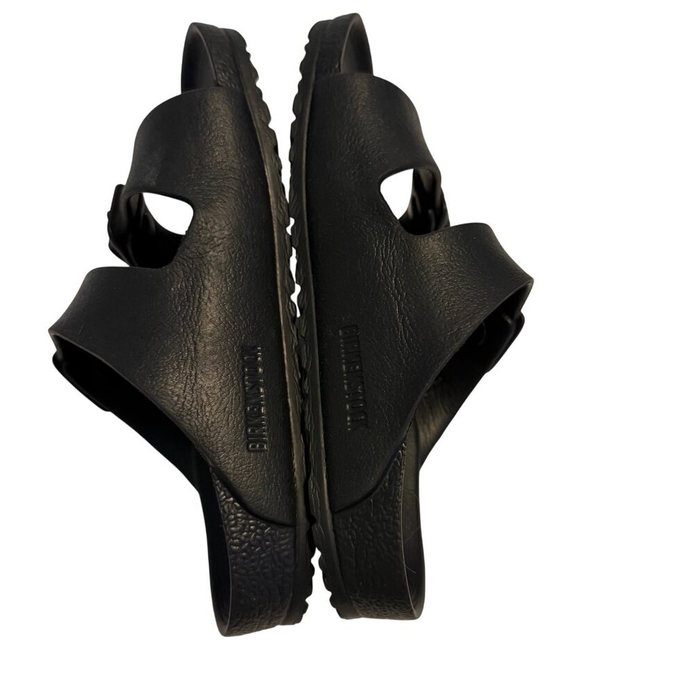 30 Youth 12 Birkenstock Arizona Essentials Black EVA Sandals Slides - Picture 8 of 9